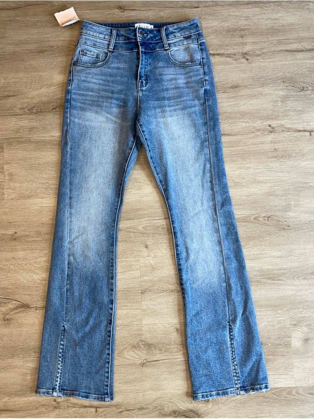 Women's Cello Blue Denim Flare Jeans size 3 NWT